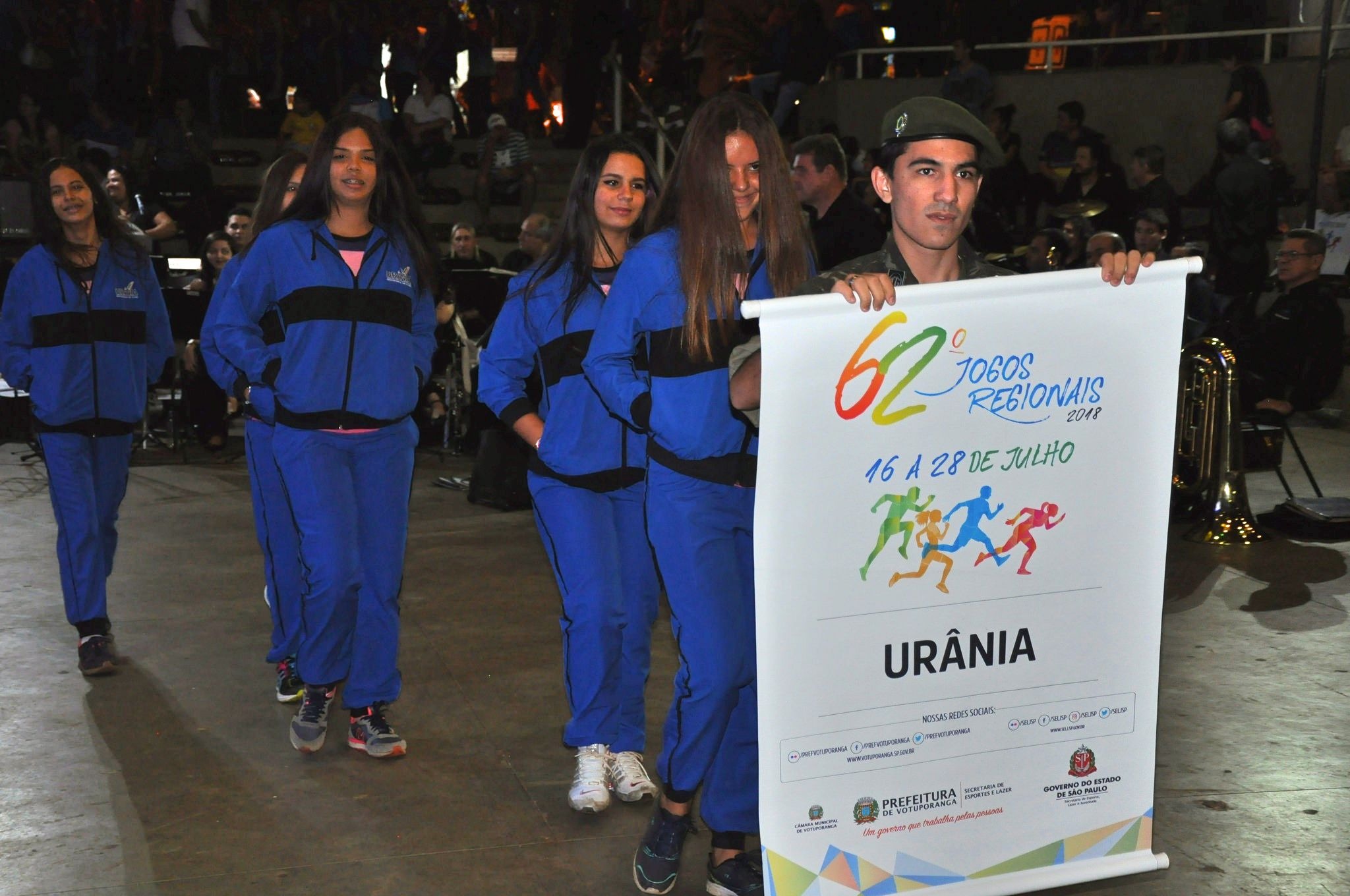 Urânia na abertura oficial dos Jogos Regionais 2018