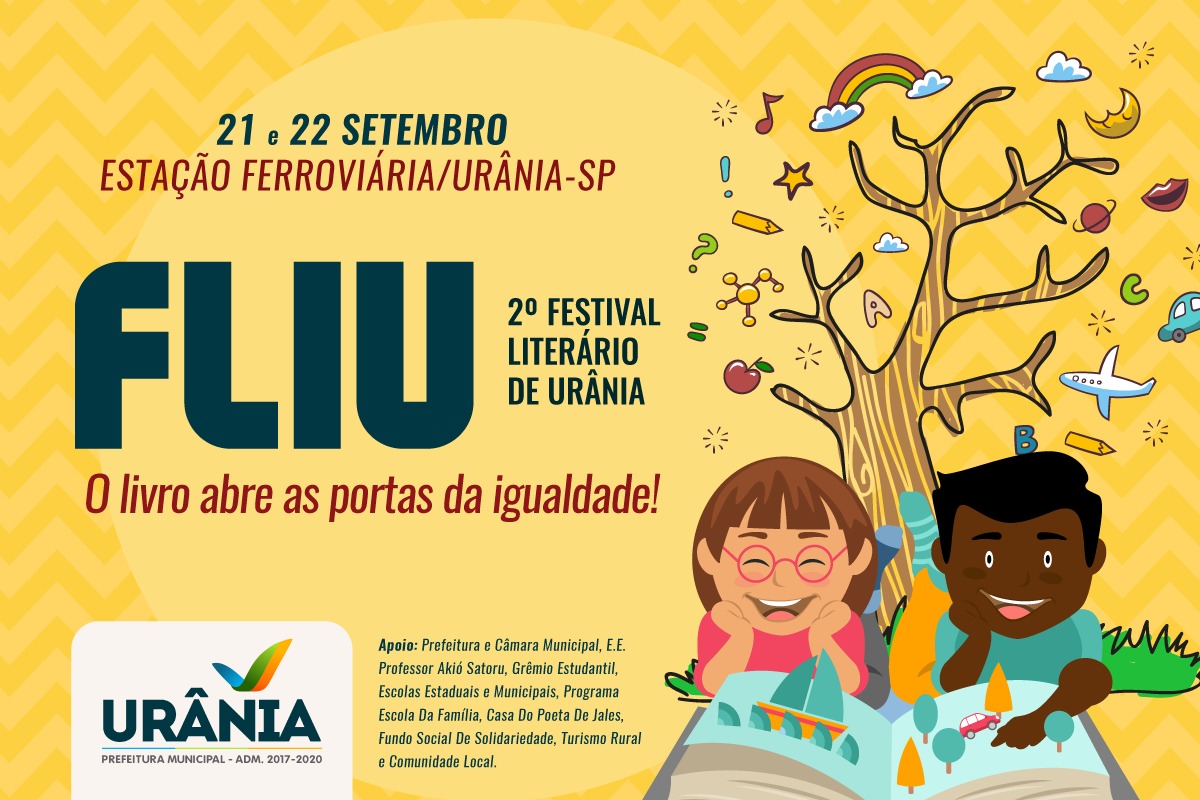 Vem aí o 2º FLIU – Festival Literário de Urânia