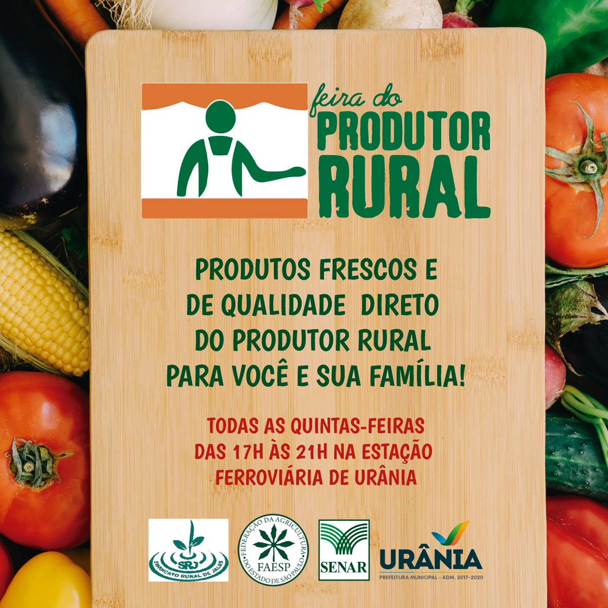 Inauguração da Feira do Produtor Rural de Urânia