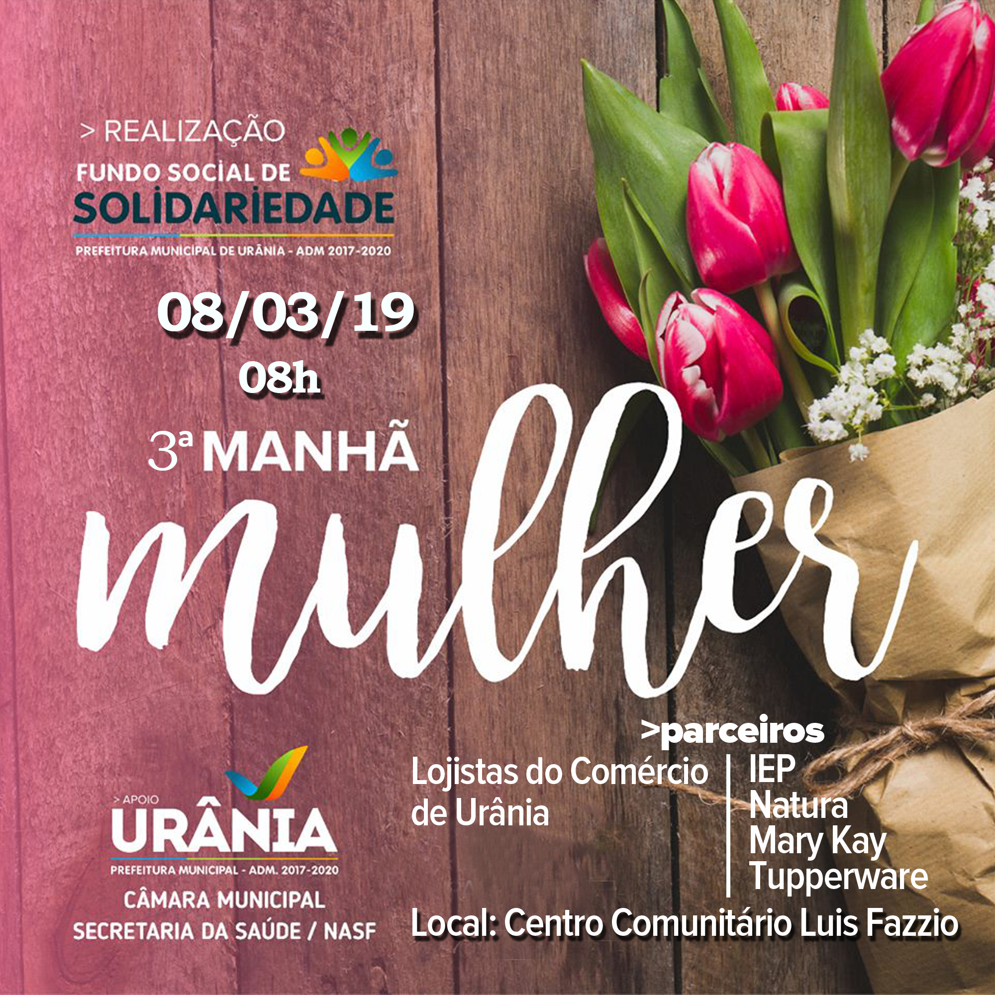 Urânia realizará a “3° Manhã Mulher”