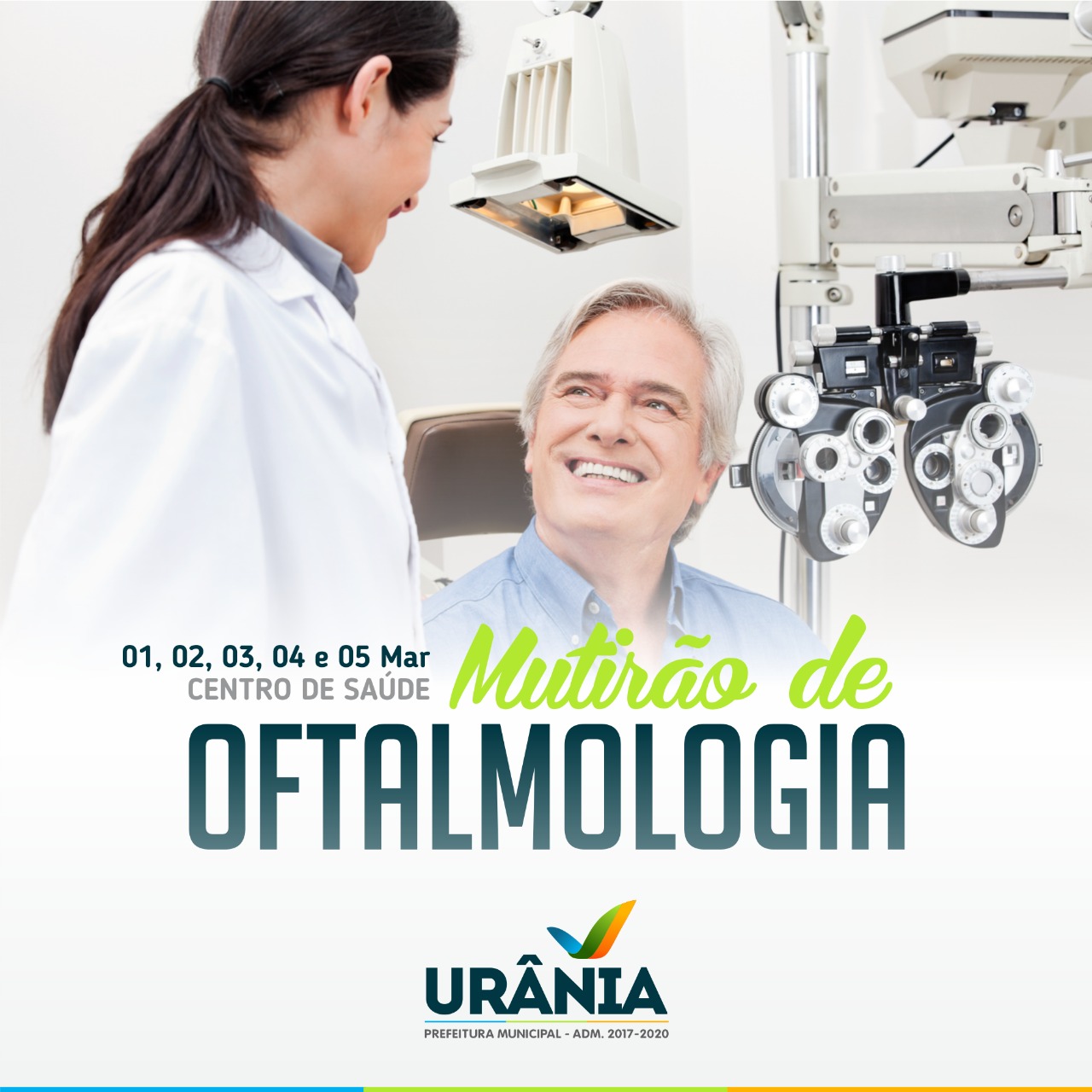  Carnaval da Saúde!  Urânia terá “Mutirão de Oftalmologia” pela terceira vez consecutiva