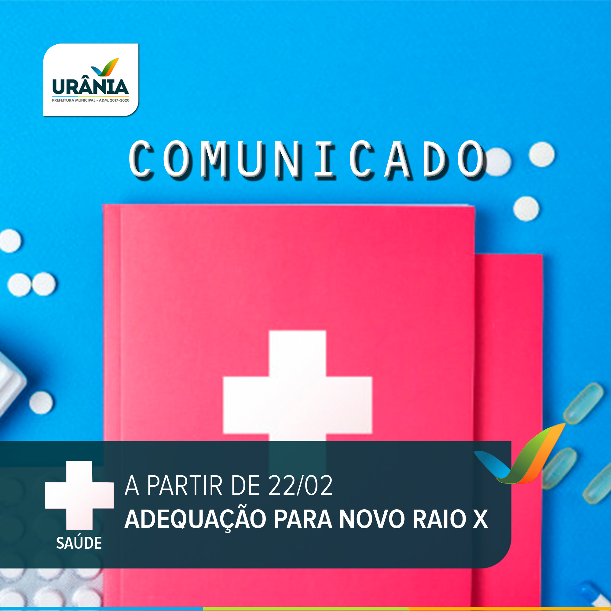 Comunicado – Instalação do Novo Aparelho de Raio X
