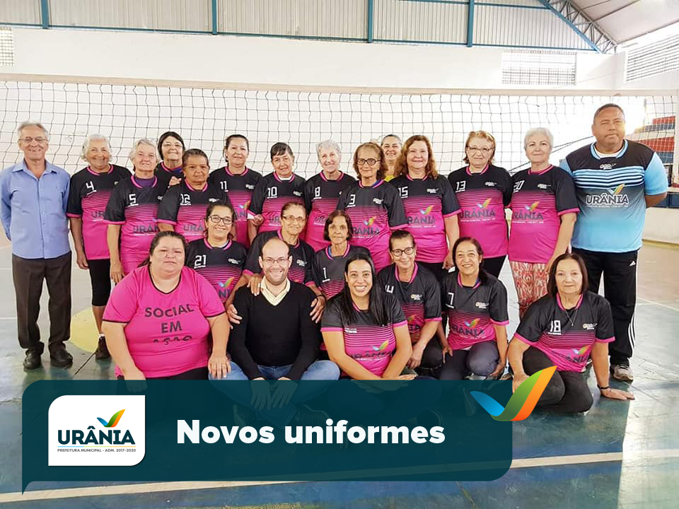  Novos uniformes