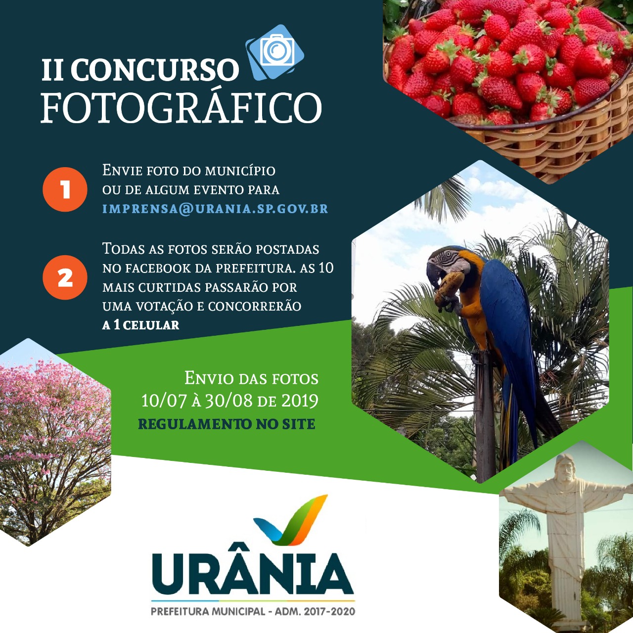 Prefeitura de Urânia lança 2º Concurso Fotográfico