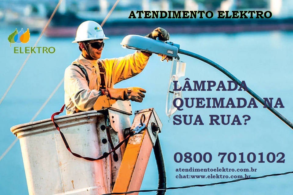 Lâmpadas queimadas em sua rua?
