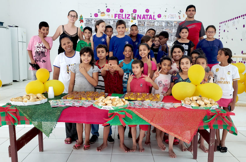 Projeto Sonho Meu confecciona lindo mural com as atividades realizadas durante o ano