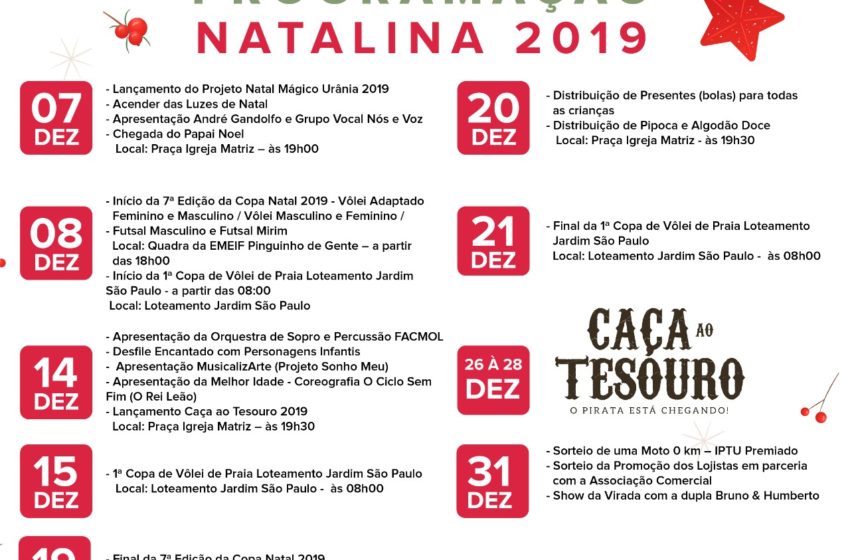  Programação Natalina 2019