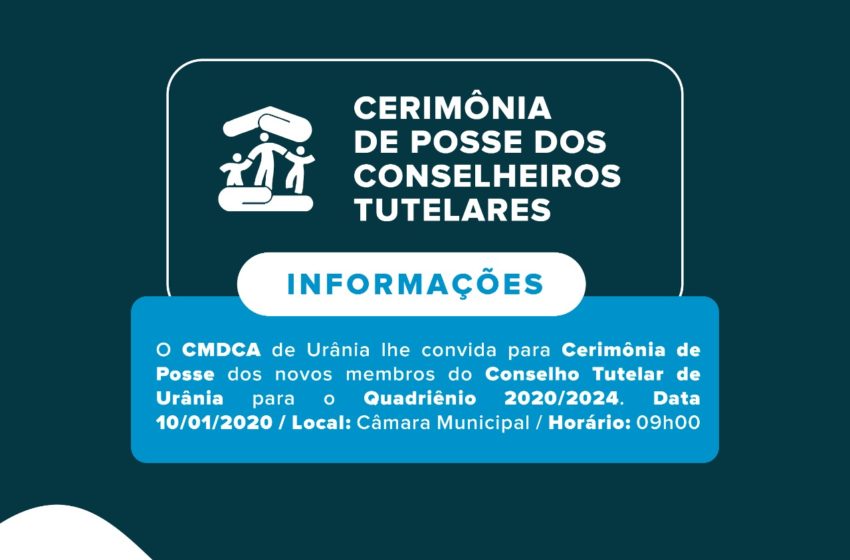 Cerimônia de Posse dos Conselheiros Tutelares
