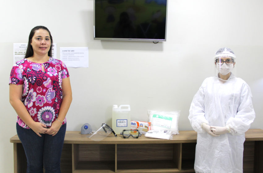  Saúde recebe equipamentos de proteção individual