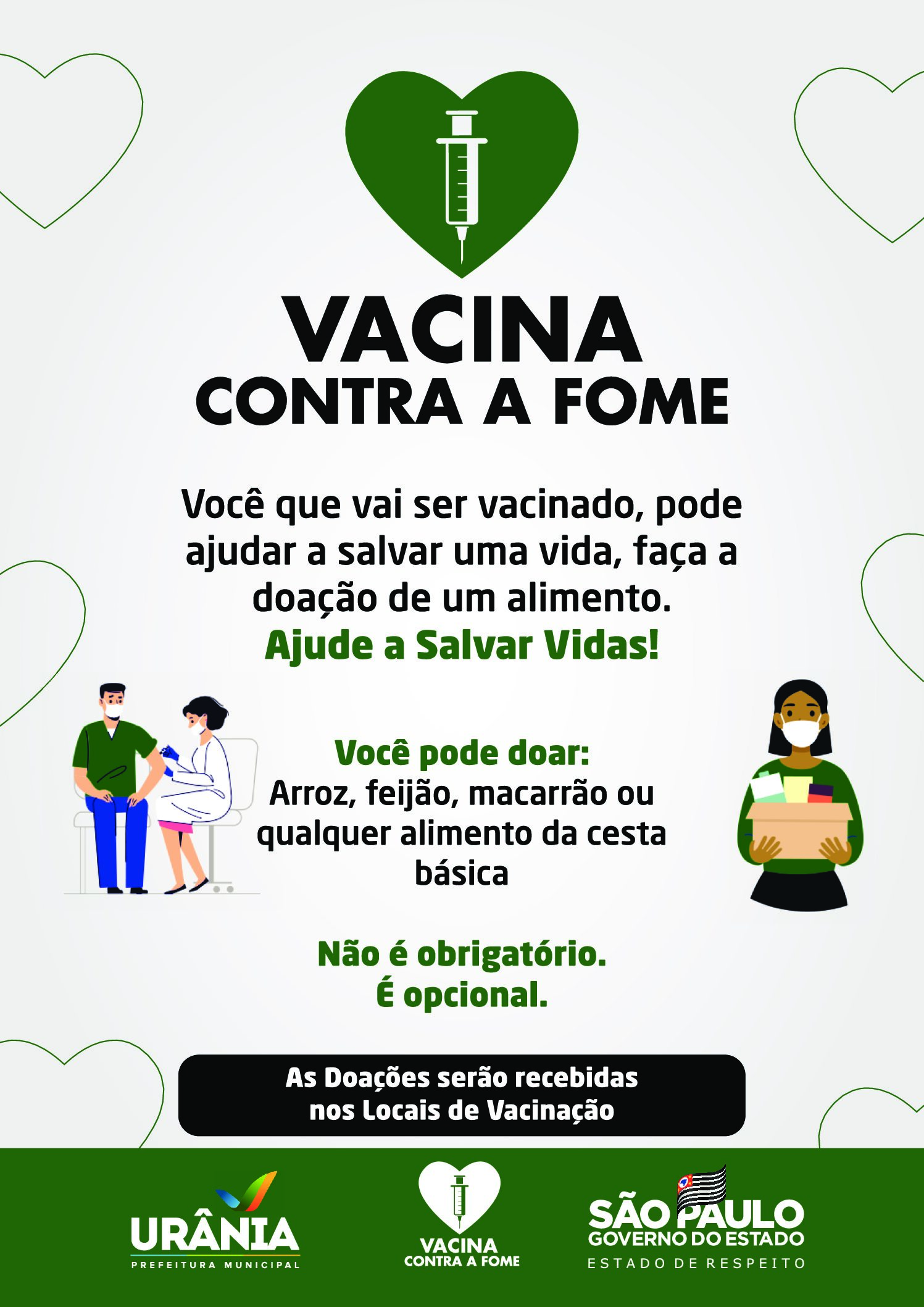  Prefeitura adere à ação ‘Vacina contra a Fome’ para ajudar famílias em vulnerabilidade em Urânia