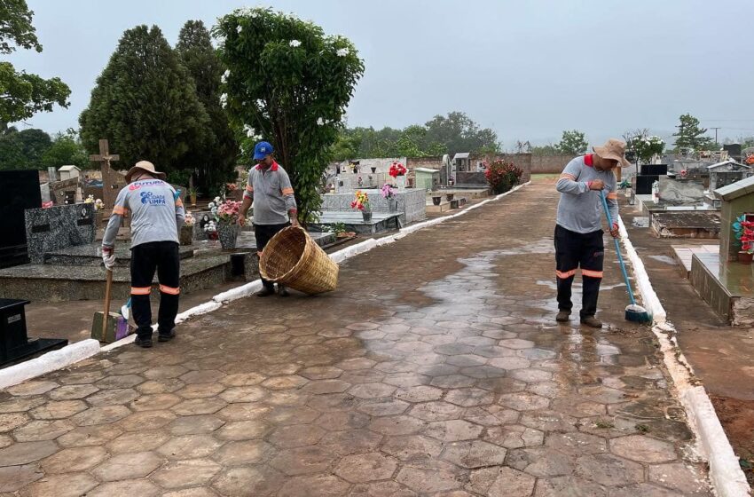  Prefeitura de Urânia realiza mutirão de limpeza e combate à Dengue no Cemitério Municipal