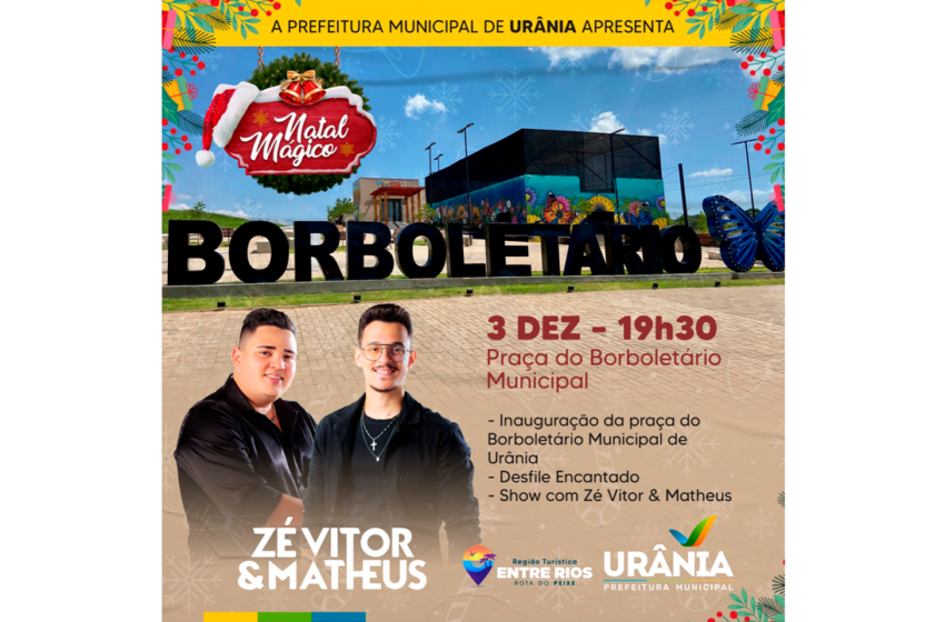 Praça do Turista será inaugurada neste sábado em Urânia