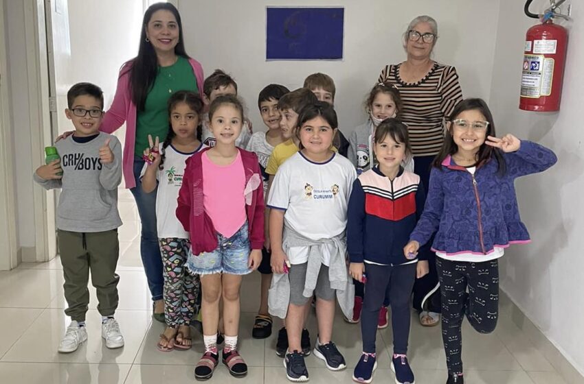 Trabalho de conscientização Contra a Dengue é realizado por alunos de escola infantil em Urânia