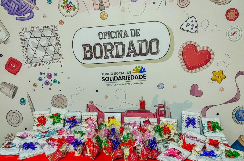 ‘Social em Ação’ entrega atividades aos participantes das oficinas do projeto da Melhor Idade de Urânia