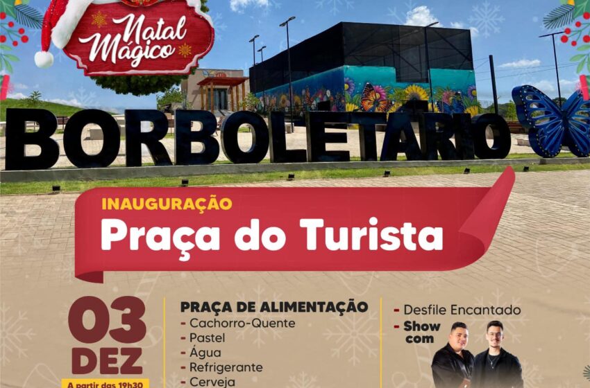 Inauguração da Praça do Turista contará com praça de alimentação