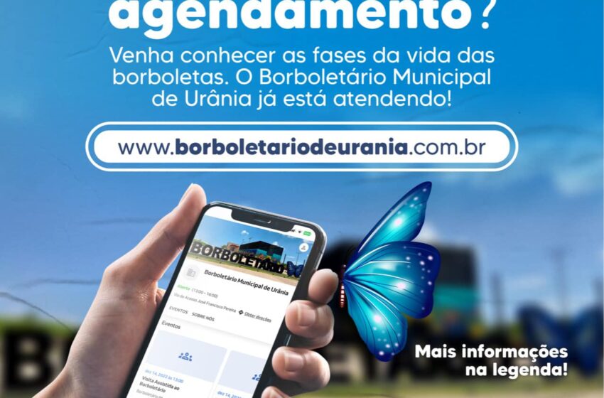 Visite o Borboletário Municipal de Urânia