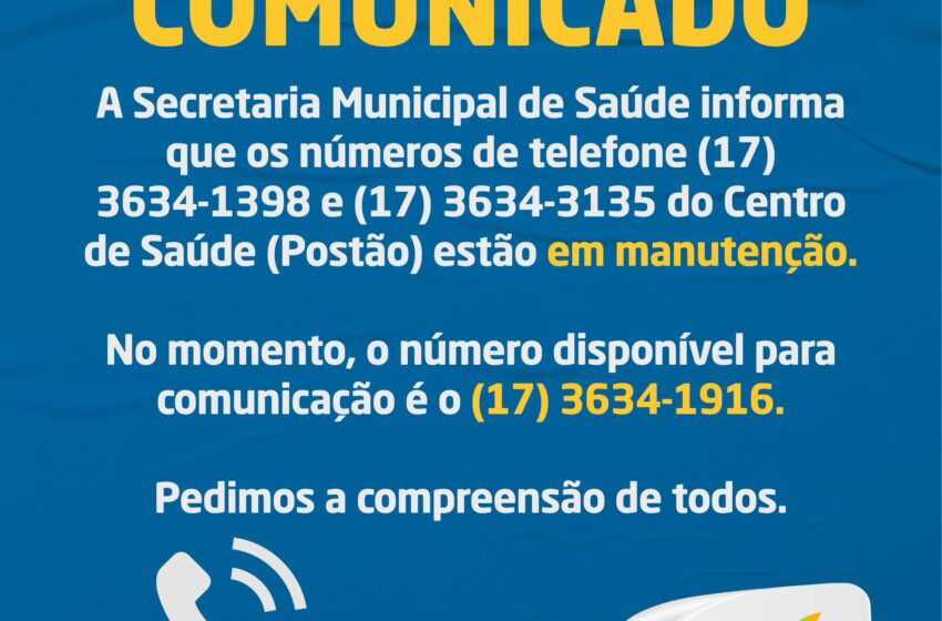  COMUNICADO