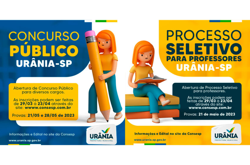Prefeitura abre Concurso Público e Processo Seletivo em 2023 ✍️