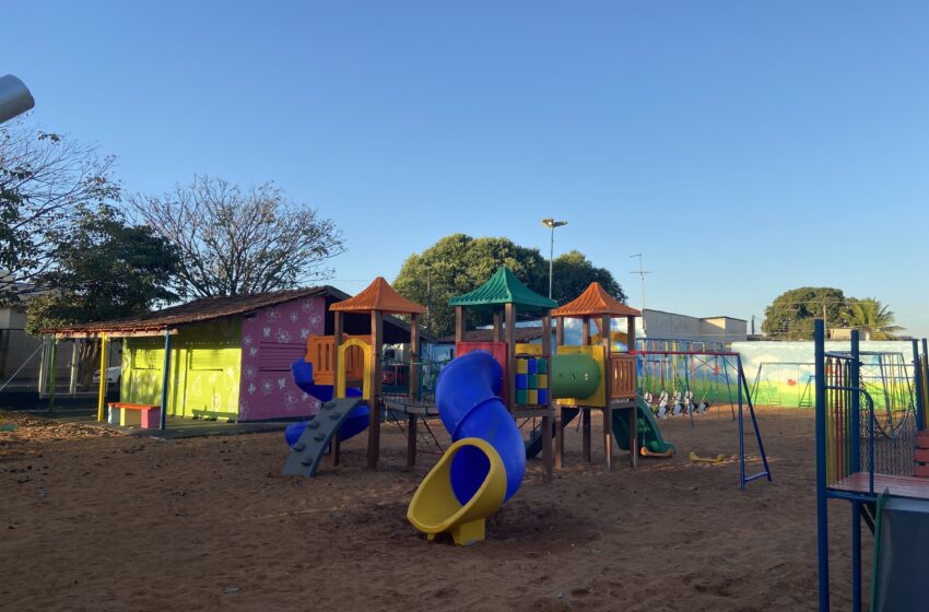Parquinho Municipal repaginado abre nesta quarta-feira