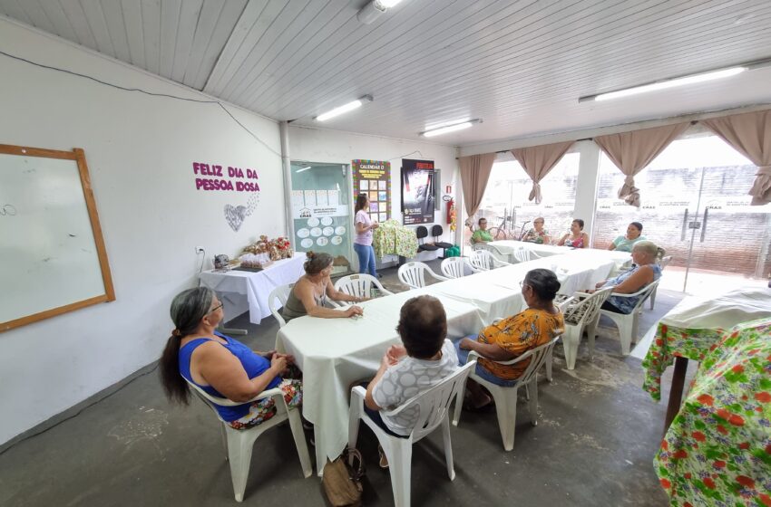 Cras realiza atividades pelo Dia da Pessoa Idosa